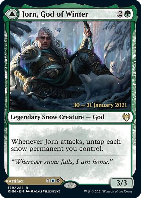 Jorn, God of Winter #179 R - Prerelease Cards Pokemon card