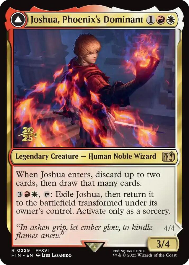 0229 Joshua, Phoenix's Dominant R Prerelease Cards
