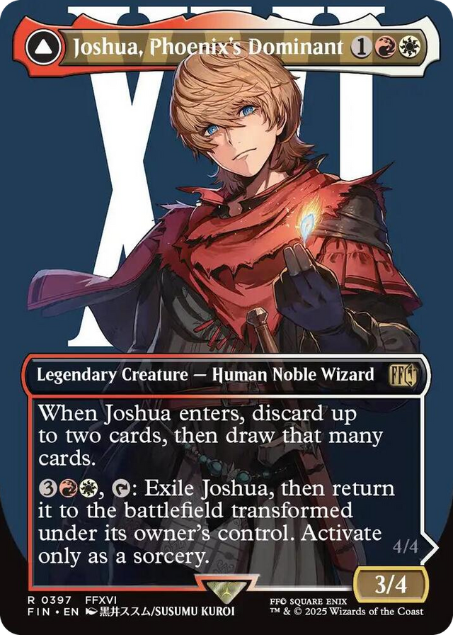 0397 Joshua, Phoenix's Dominant (Borderless) R FINAL FANTASY