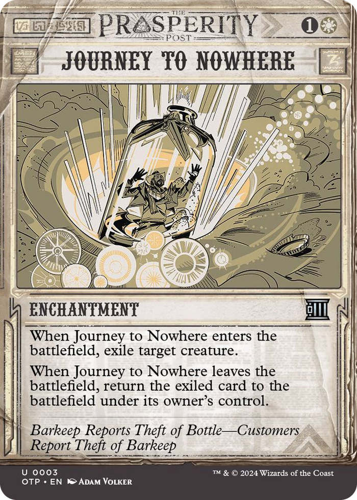 Journey to Nowhere #3 U - Outlaws of Thunder Junction: Breaking News Pokemon card