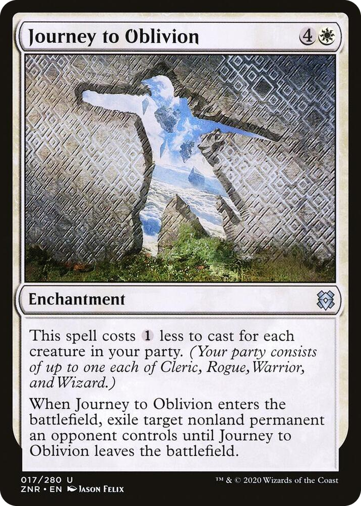 0017 Journey to Oblivion U Zendikar Rising