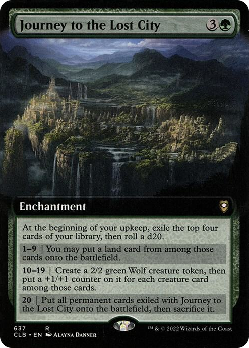 0637 Journey to the Lost City (Extended Art) R Commander Legends: Battle for Baldur's Gate