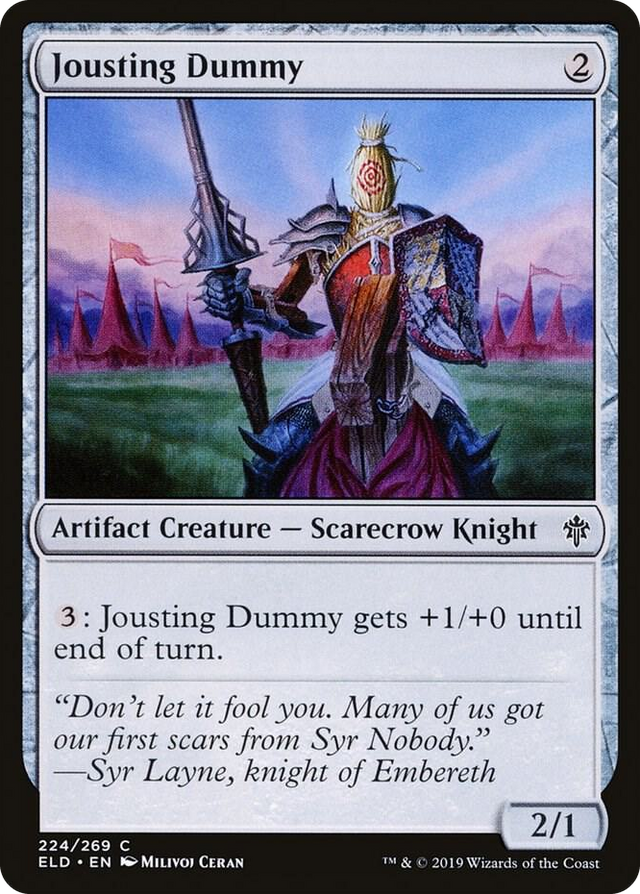 0224 Jousting Dummy C Throne of Eldraine