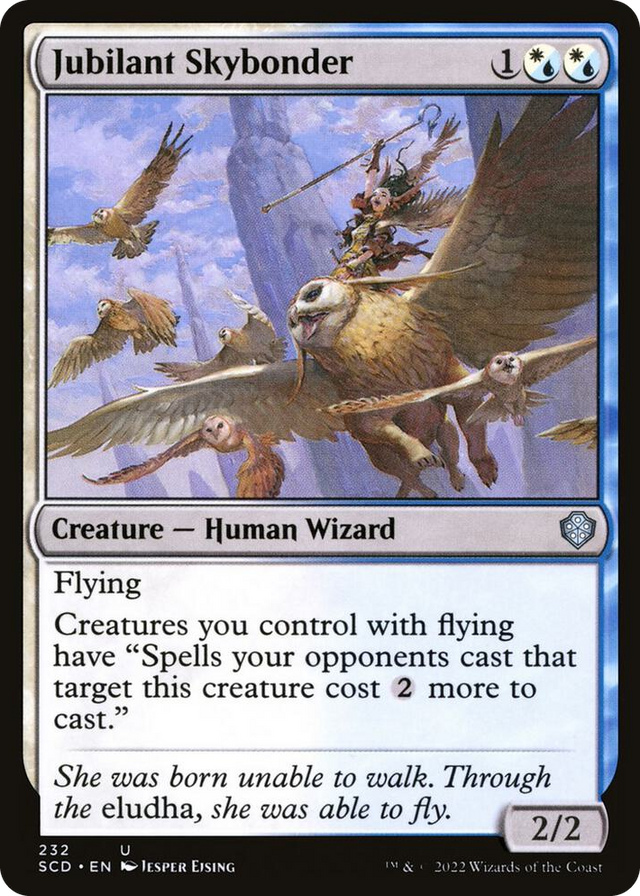 0232 Jubilant Skybonder U Starter Commander Decks