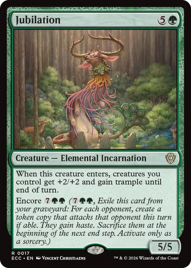 0017 Jubilation R Commander: Lorwyn Eclipsed