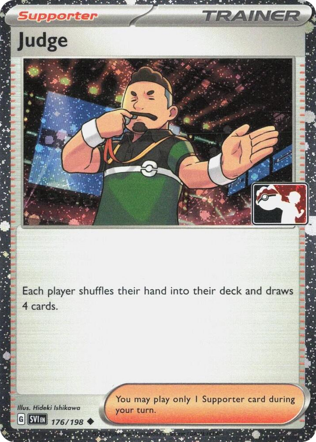 0176 Judge - 176/198 (Cosmos Holo) Uncommon Prize Pack Series Cards