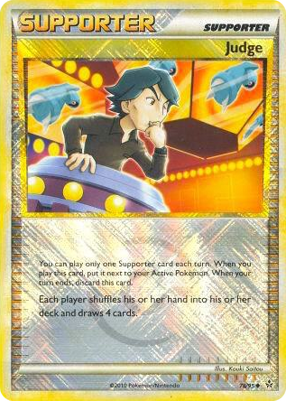 0078 Judge - 78/95 (League Promo) Promo League & Championship Cards