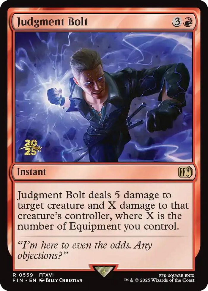Judgment Bolt #559 R - Prerelease Cards Pokemon card