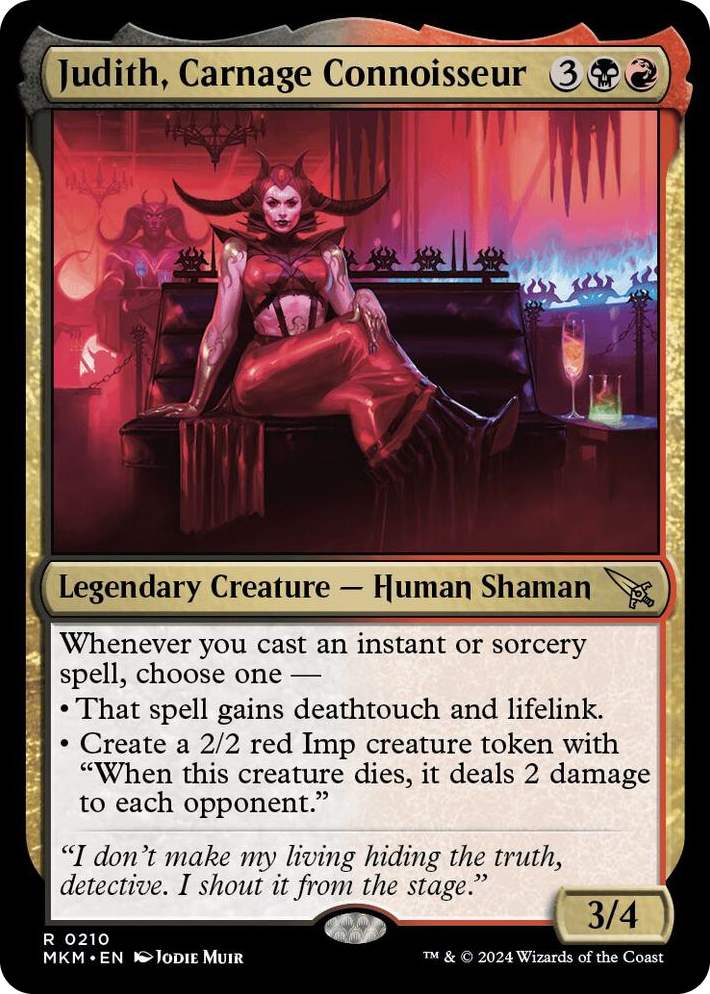 0210 Judith, Carnage Connoisseur R Murders at Karlov Manor