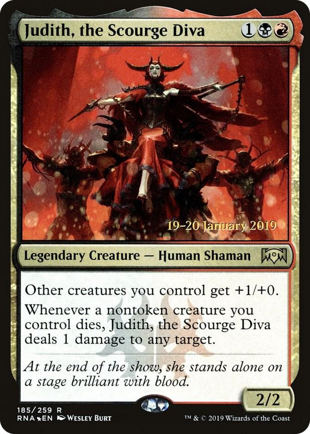 0185 Judith, the Scourge Diva R Prerelease Cards