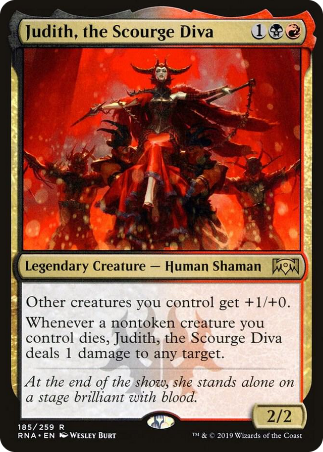 0185 Judith, the Scourge Diva R Ravnica Allegiance
