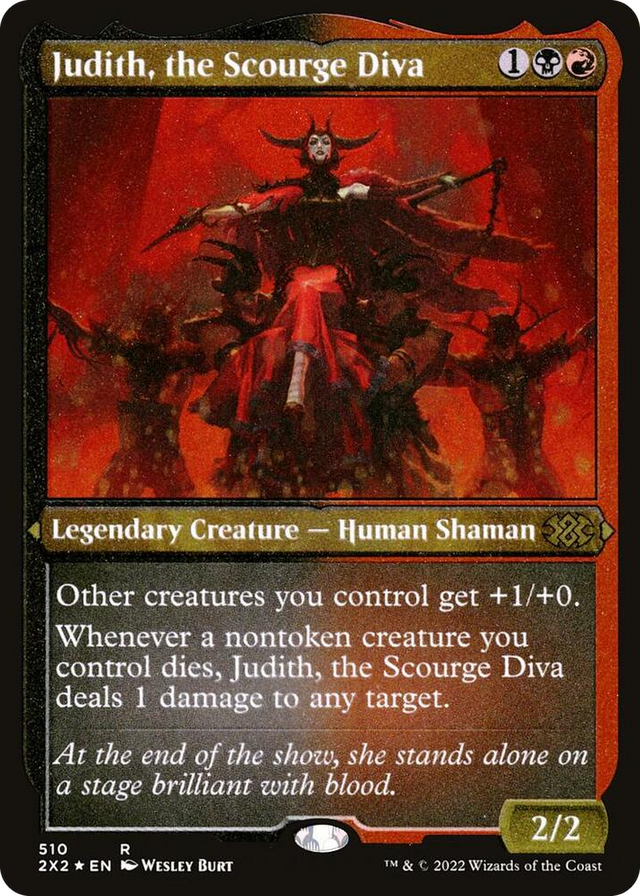 0510 Judith, the Scourge Diva (Foil Etched) R Double Masters 2022