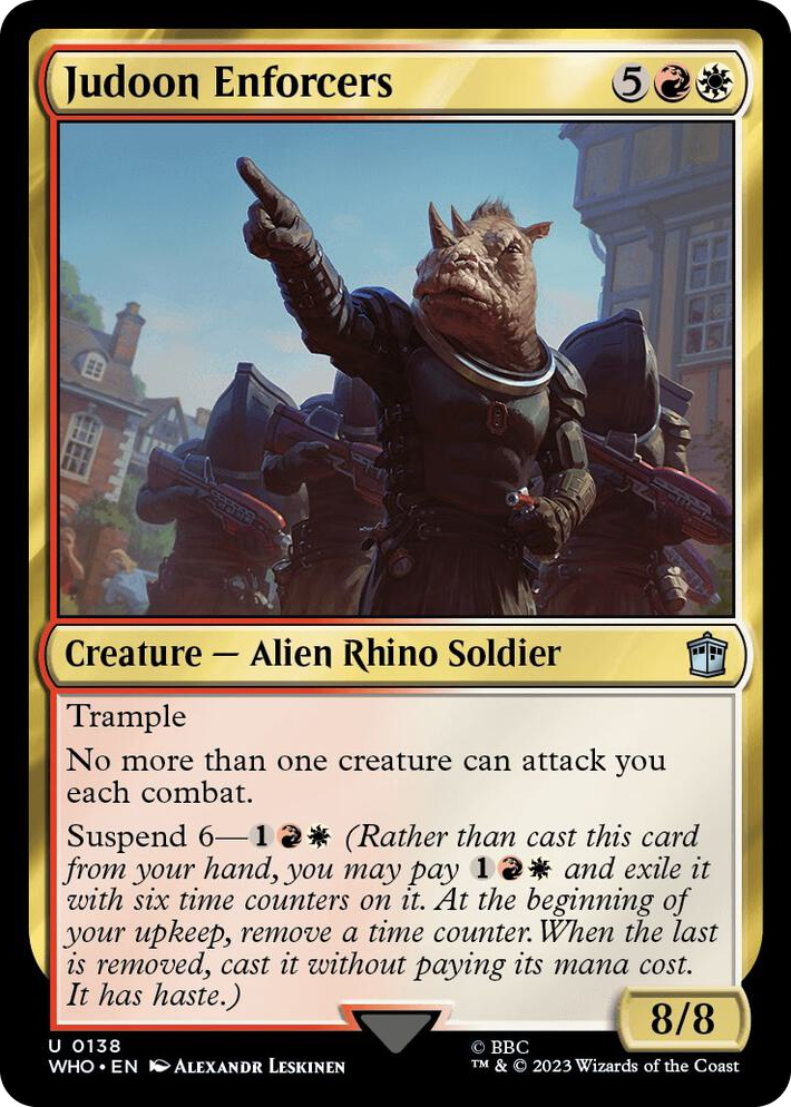 0138 Judoon Enforcers U Universes Beyond: Doctor Who