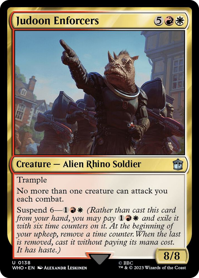 0138 Judoon Enforcers U Universes Beyond: Doctor Who