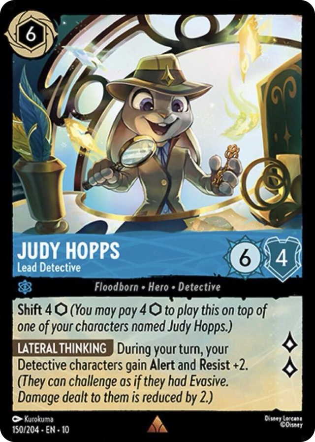 0150 Judy Hopps - Lead Detective Rare Whispers in the Well
