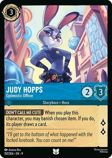 0157 Judy Hopps - Optimistic Officer Uncommon Fabled