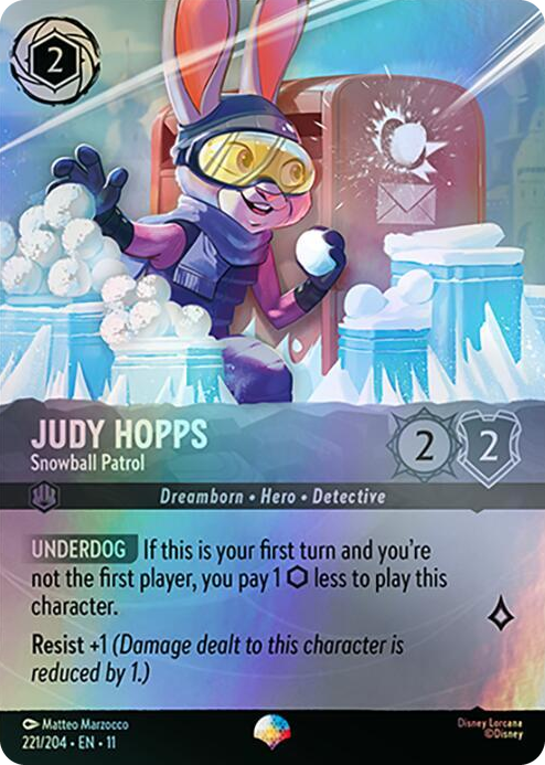 0221 Judy Hopps - Snowball Patrol (Epic) Epic Winterspell