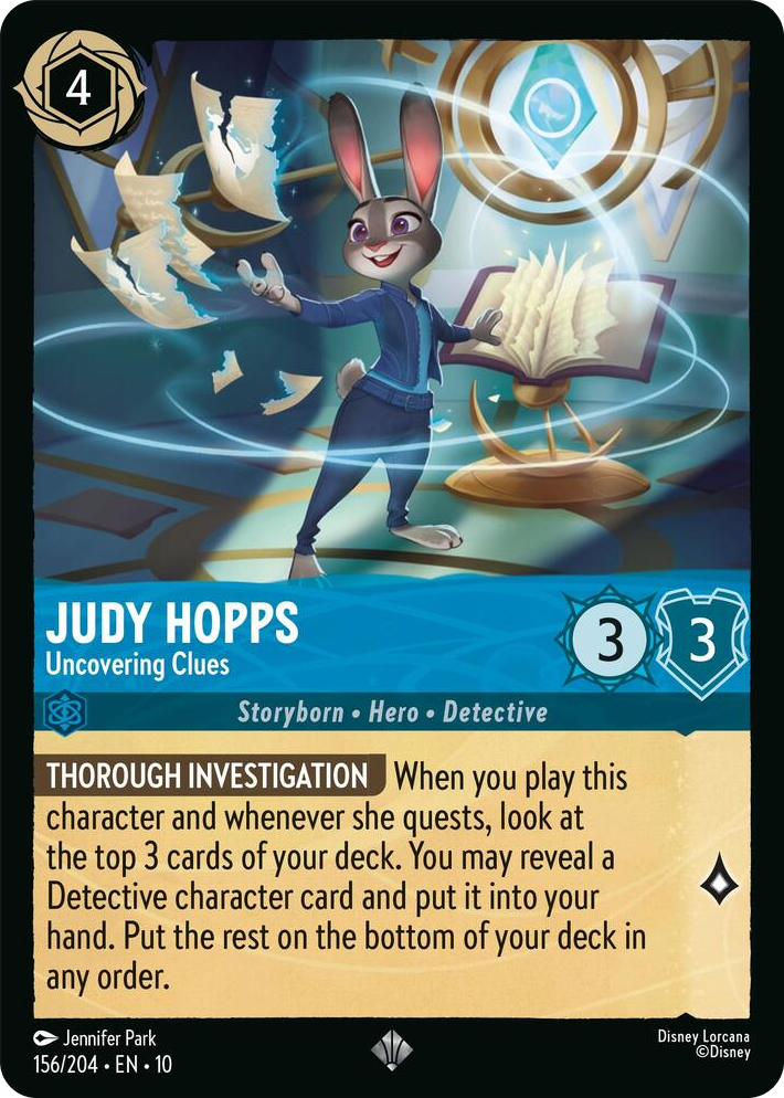0156 Judy Hopps - Uncovering Clues Super Rare Whispers in the Well