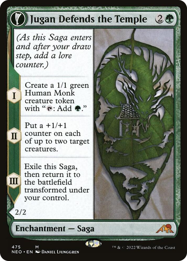 0475 Jugan Defends the Temple (Extended Art) M Kamigawa: Neon Dynasty