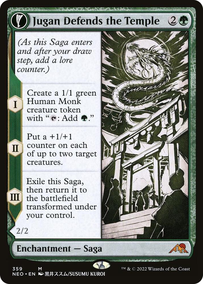 0359 Jugan Defends the Temple (Showcase) M Kamigawa: Neon Dynasty