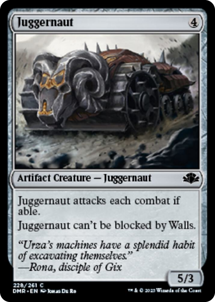 Juggernaut #228 C - Dominaria Remastered Pokemon card