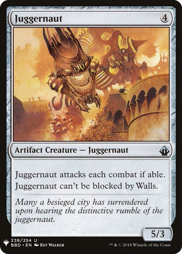 0238 Juggernaut U The List Reprints