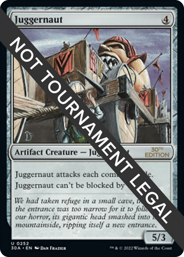 0252 Juggernaut U 30th Anniversary Edition