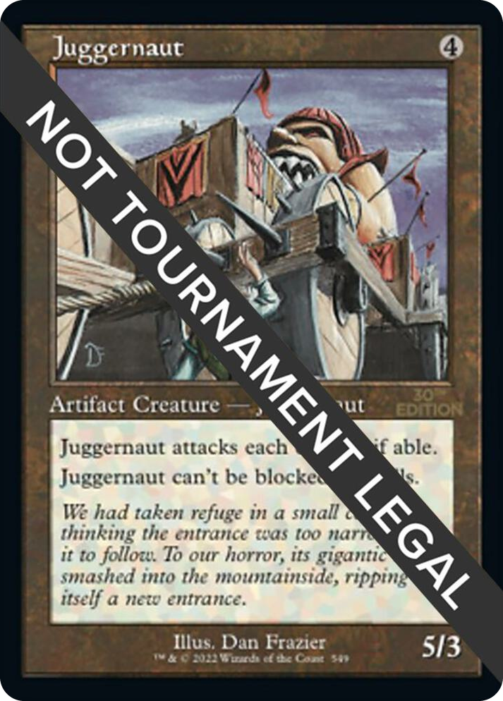 0549 Juggernaut (Retro Frame) U 30th Anniversary Edition