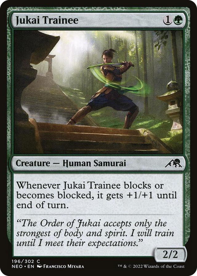 0196 Jukai Trainee C Kamigawa: Neon Dynasty