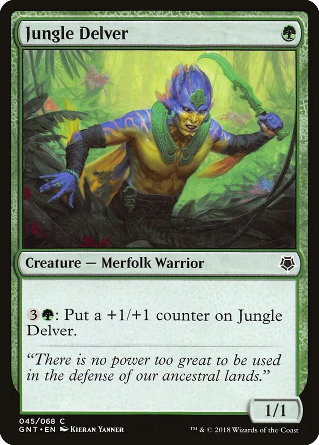0045 Jungle Delver C Magic Game Night