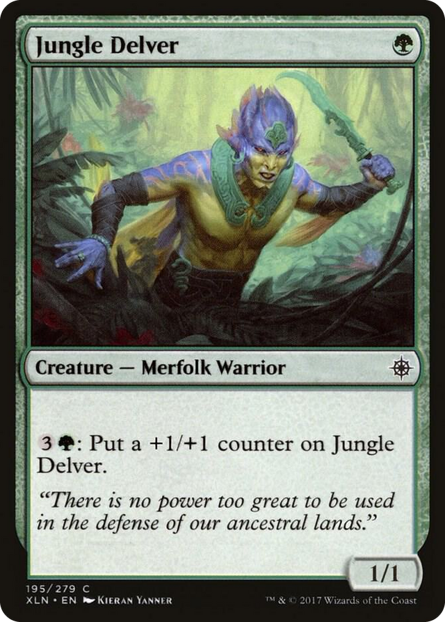 0195 Jungle Delver C Ixalan