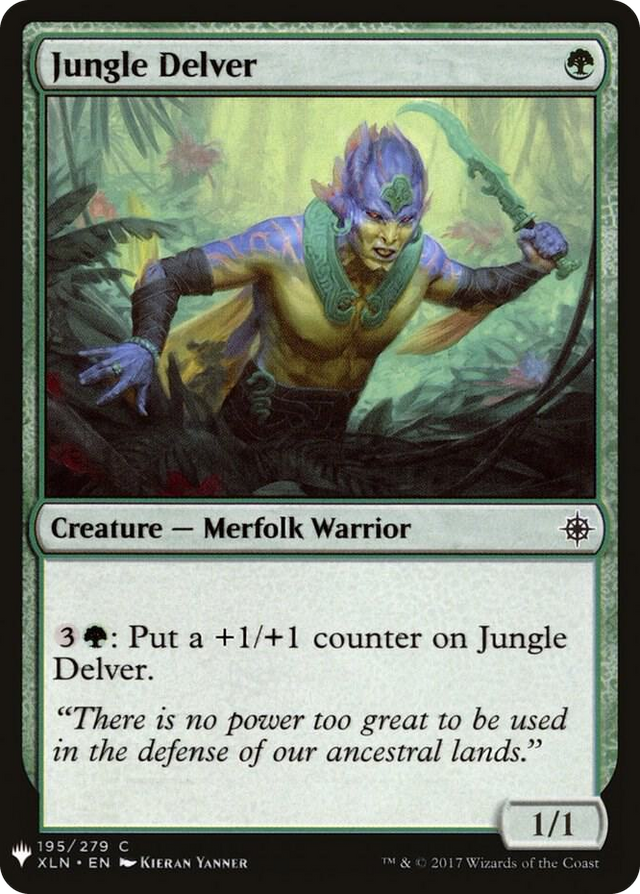 0195 Jungle Delver C The List Reprints
