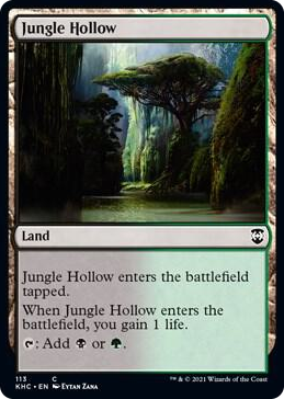 0113 Jungle Hollow C Commander: Kaldheim