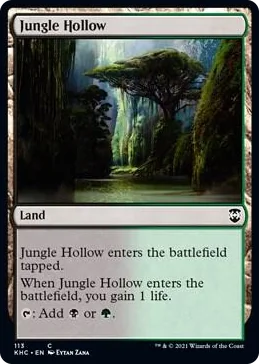 0113 Jungle Hollow C Commander: Kaldheim