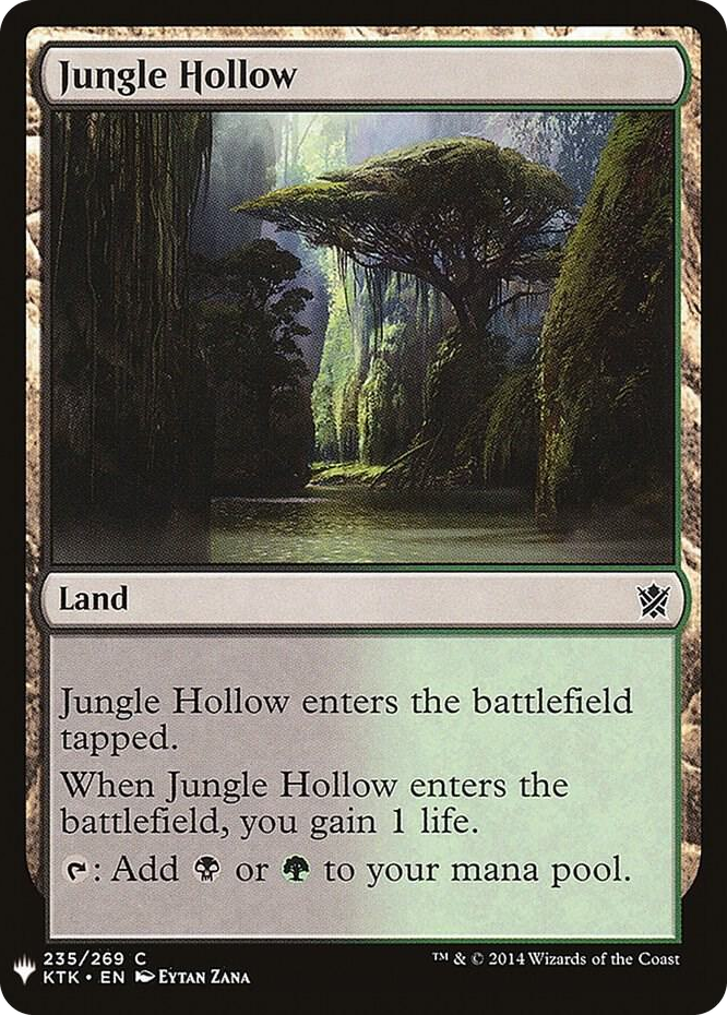 Jungle Hollow #235 C - The List Reprints Pokemon card