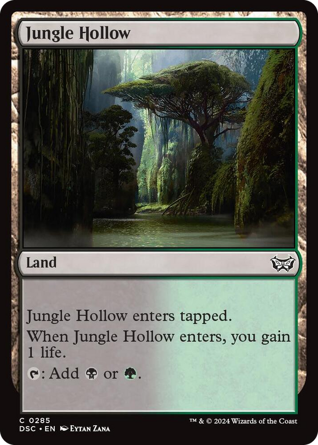 0285 Jungle Hollow C Commander: Duskmourn: House of Horror