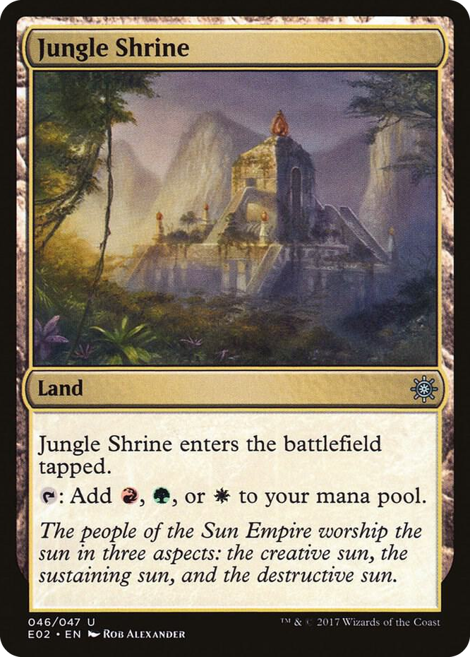 0046 Jungle Shrine U Explorers of Ixalan