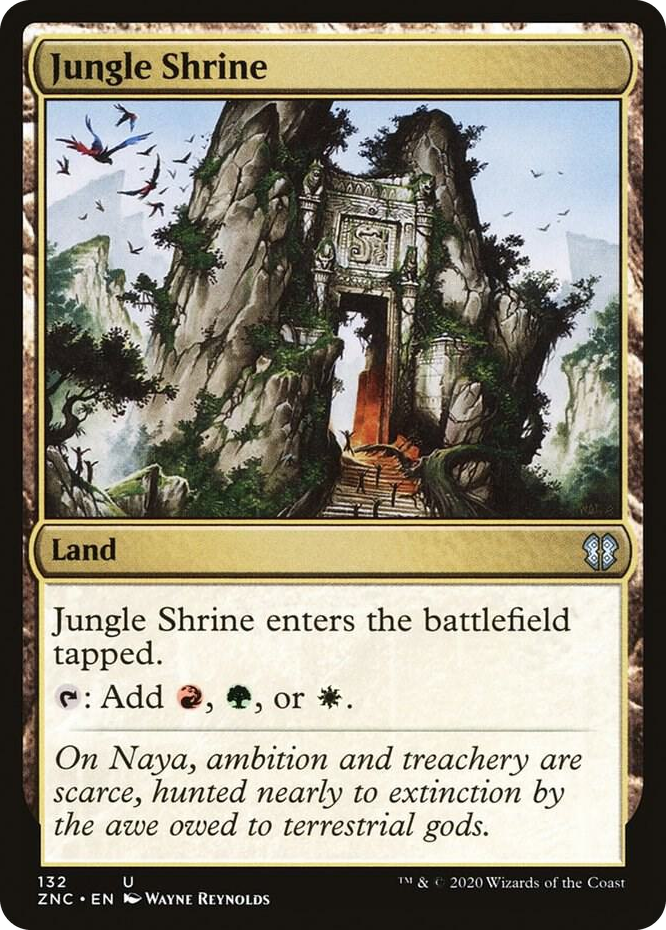 0132 Jungle Shrine U Commander: Zendikar Rising
