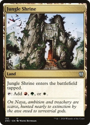0132 Jungle Shrine U Commander: Zendikar Rising