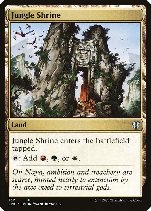 0132 Jungle Shrine U Commander: Zendikar Rising