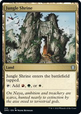 0215 Jungle Shrine U Commander: Dominaria United