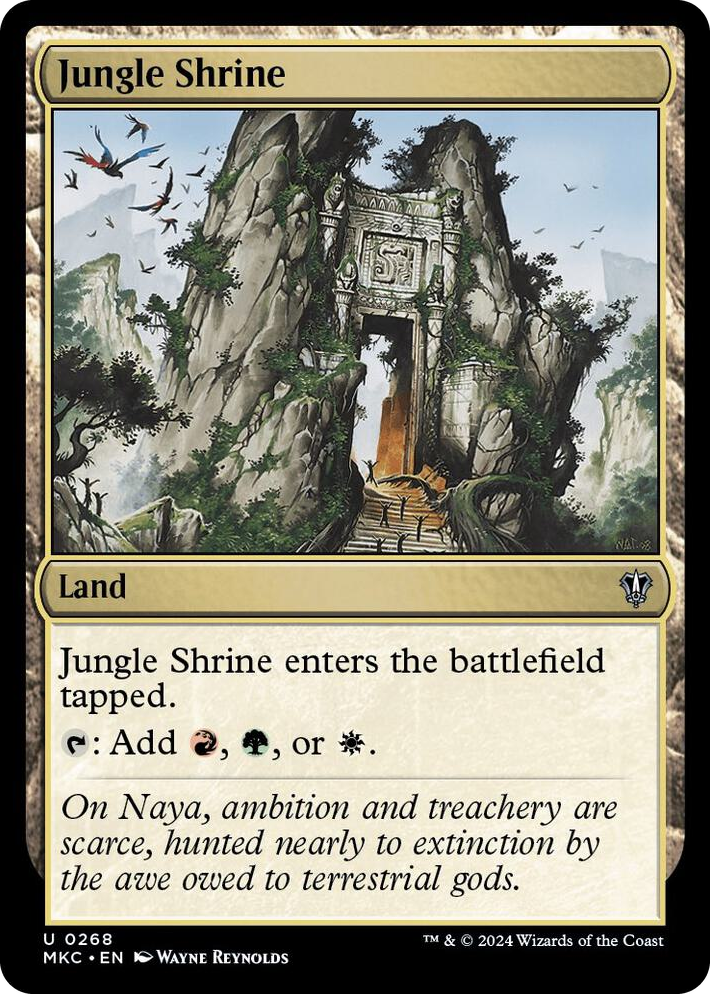 0268 Jungle Shrine U Commander: Murders at Karlov Manor