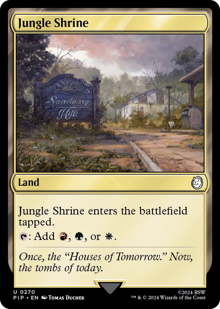 0270 Jungle Shrine U Universes Beyond: Fallout