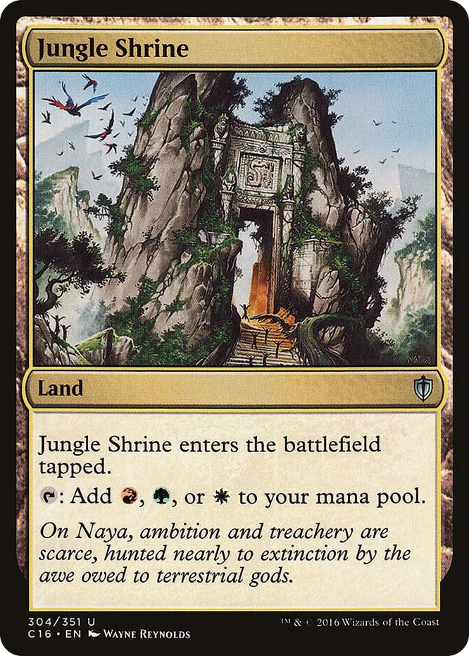Jungle Shrine #304 U - Commander 2016 Pokemon card