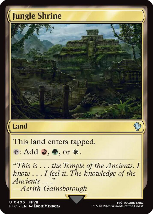 0406 Jungle Shrine U Commander: FINAL FANTASY