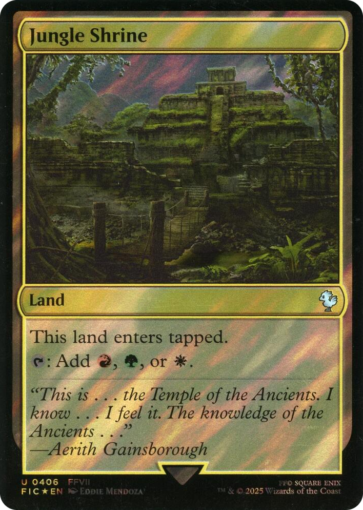 0406 Jungle Shrine (Surge Foil) U Commander: FINAL FANTASY