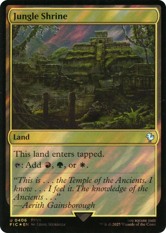 0406 Jungle Shrine (Surge Foil) U Commander: FINAL FANTASY