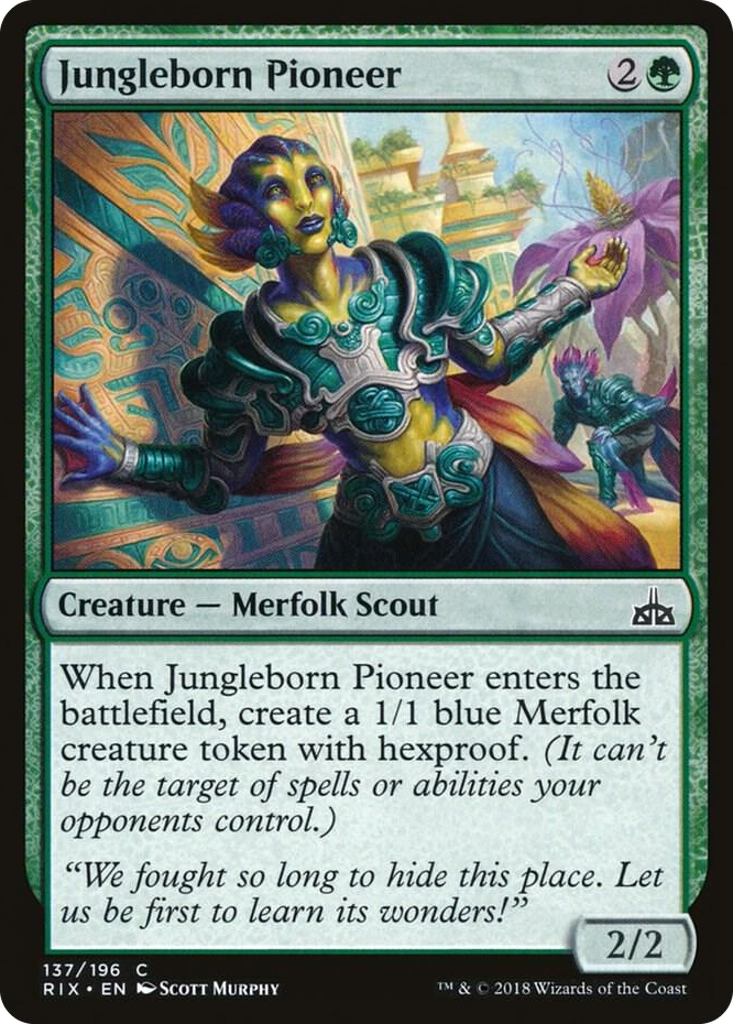 0137 Jungleborn Pioneer C Rivals of Ixalan