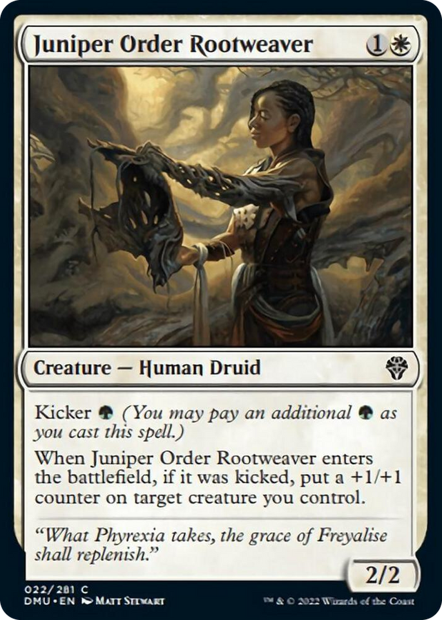 0022 Juniper Order Rootweaver C Dominaria United