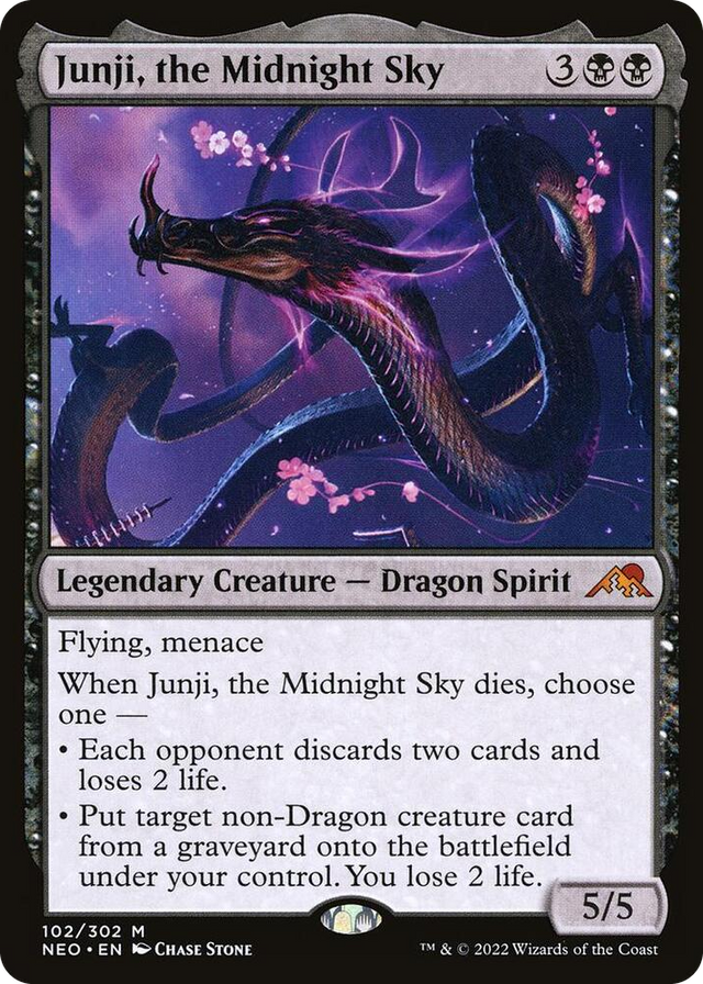 0102 Junji, the Midnight Sky M Kamigawa: Neon Dynasty